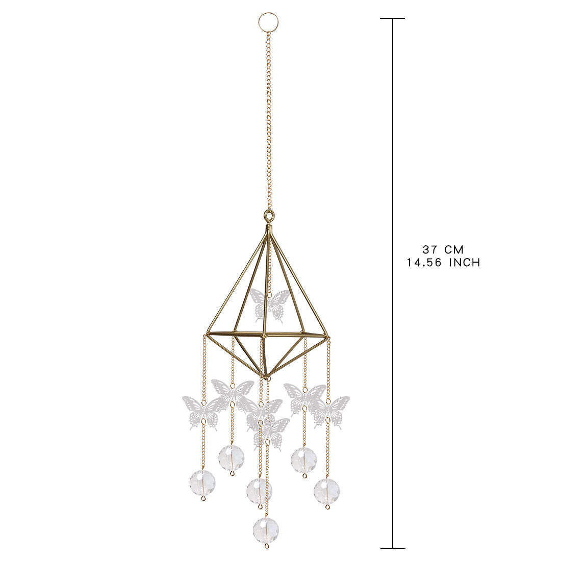 Golden Air Crystal Sun Catcher