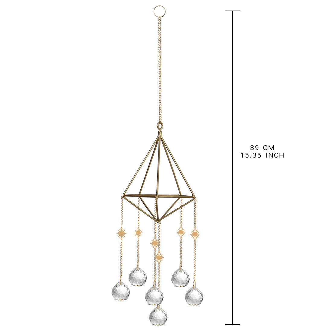 Golden Air Crystal Sun Catcher