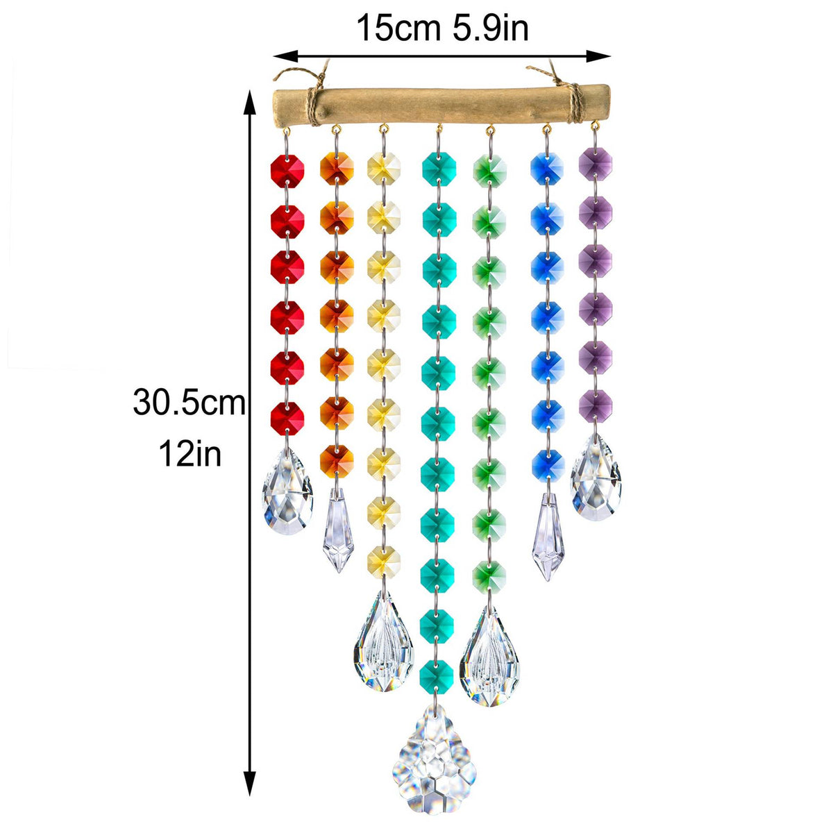 Crystal Rainbow Wind Chime